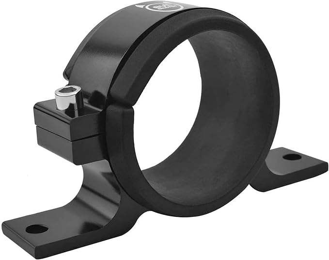EVIL ENERGY 60mm Fuel Filter Mounting Bracket, Fuel Pump Clamp Holder Black by EVILENERGY