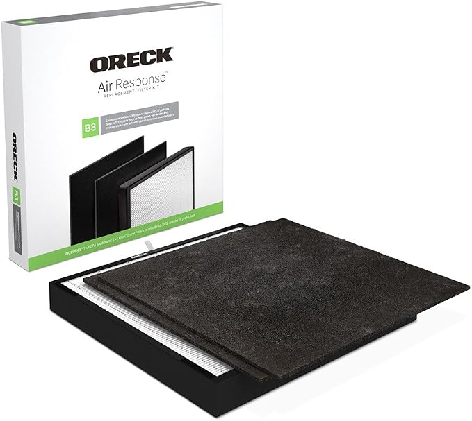 Oreck Certified HEPA Media + Odor Control Replacement Filter Kit Type B3 by OreckCommercial