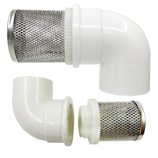 Cotonlake1 inch Stainless Steel Filter Cover Connected to 90 degree elbow 1" by Cotonlake