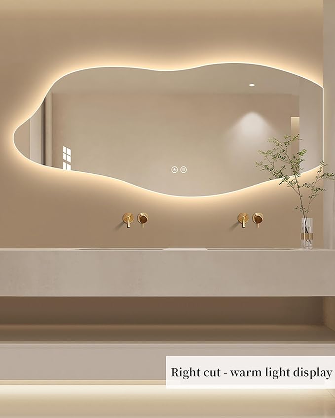 JSLJDM 500 X1000 mm Illuminated Backlit LED Bathroom Mirror, Wall Mounted - Image 3