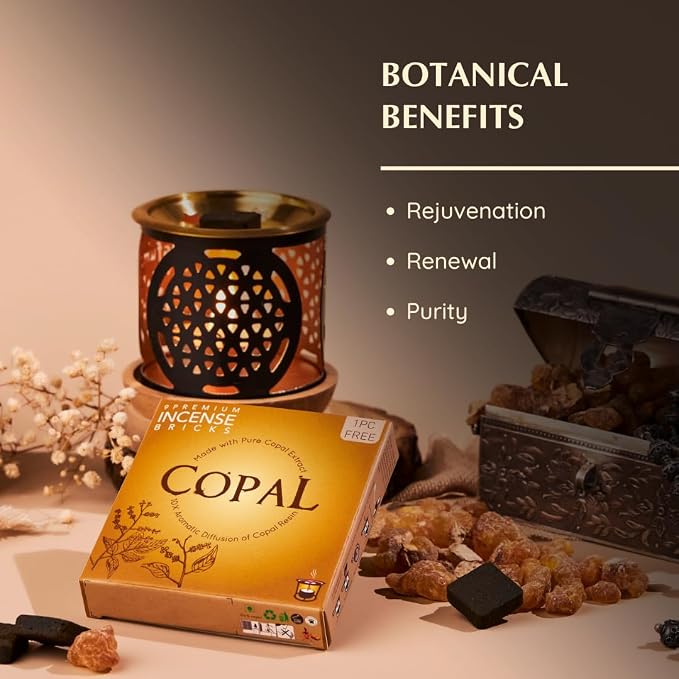 Copal Incense Bricks Refill Pack by Aromafume | 3 Trays x 9 Bricks | Protium - Image 4