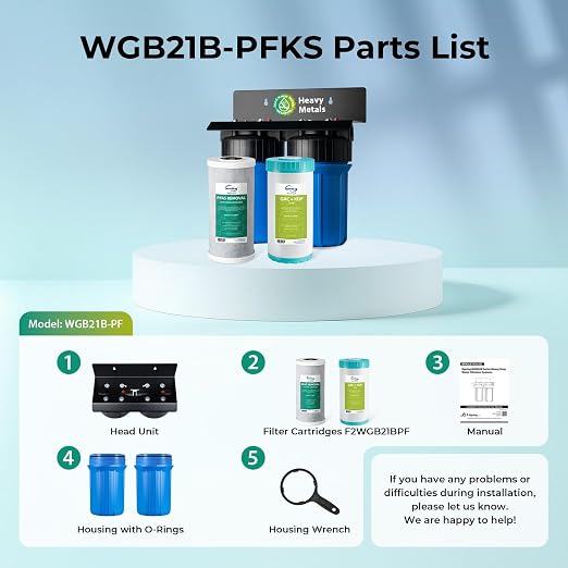 iSpring PFAS & Heavy Metals Whole House Water Filter System, SGS-Tested to - Image 7