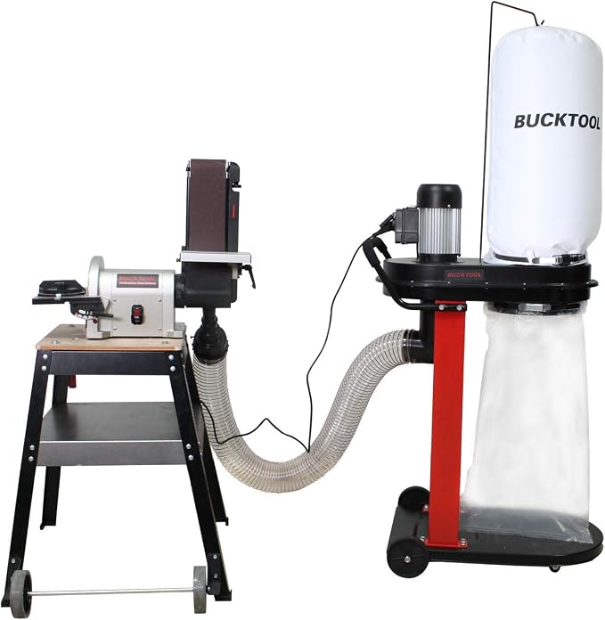 BUCKTOOL 1.2 HP Auto Start 750CFM Dust Collector - Image 4