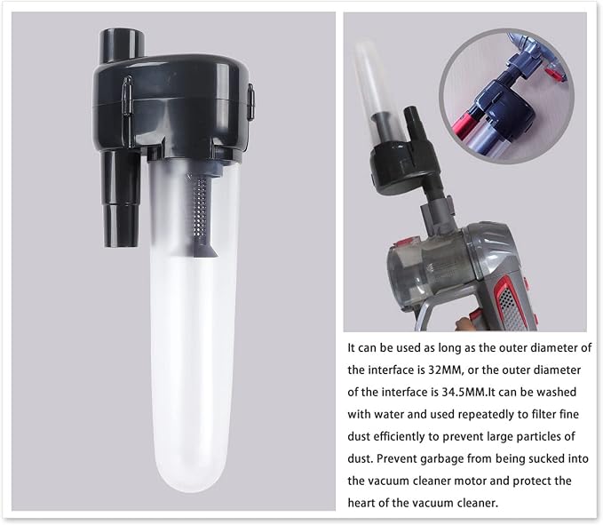Vacuum Cleaner Dust Collector Filter, ABS Material - Image 2