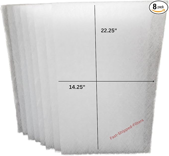 Fast-Shipped-Filters 8 Pack 16x25 Replacement Filter Pads Compatible by Unknown