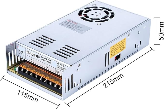 S-400-60 Input 110V Switch 400W 60V 6.7A Air Purifier Power Switching Supply - Image 2