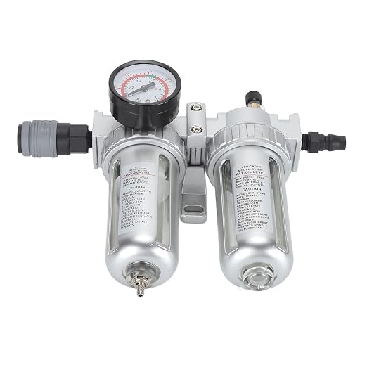 1/4 Inch Aluminum Alloy Air Filter Pressure Regulator, Compressed Air Line - Image 9