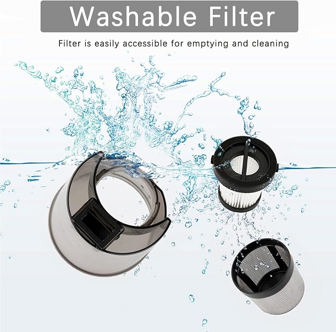 2 Pcs Bed Vacuum Cleaner Filters, Replacement Filter Compatible - Image 3