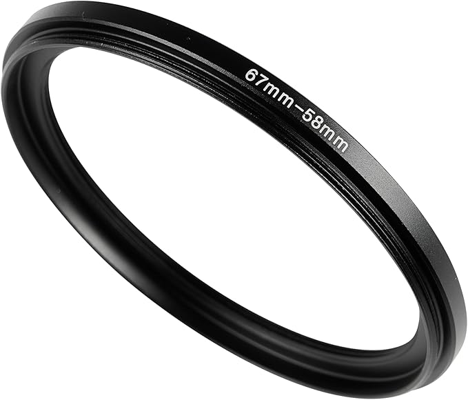 67-58mm Metal Step-Up/Down Ring Adapter Compatible by Unknown