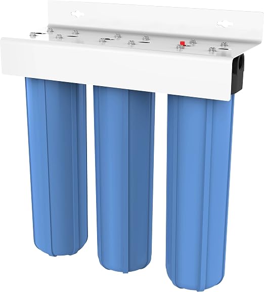 Pentair Pentek BBFS-222 Big Blue Three-Housing Filtration System, Holds 20" x by PENTAIRPENTEK