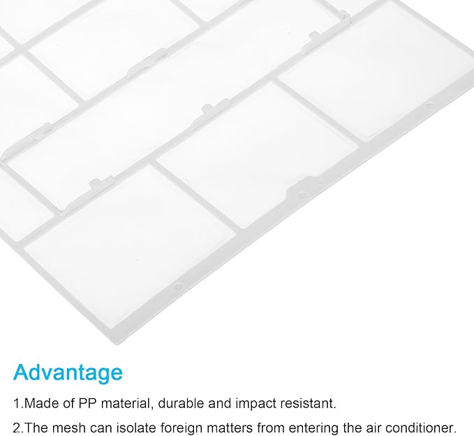 PATIKIL Air Conditioner Filter Replacement 282mm x 265mm, Plastic Air Filtering - Image 4