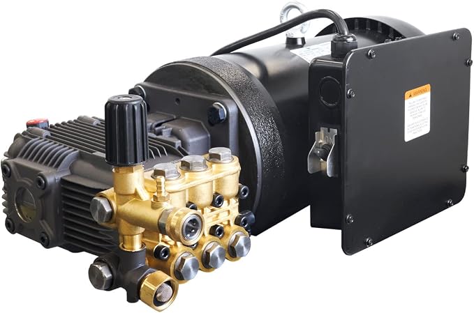 Canpump 2000 PSI 3.5 GPM Pressure Washer Pump Assembly w/ 5 HP 240V Motor – by Canpump