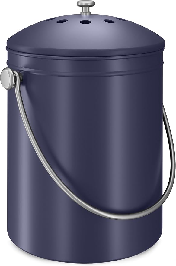 Utopia Kitchen Compost Bin for Kitchen Countertop, 1.3 Gallon Compost Bucket by UTOPIAKITCHEN