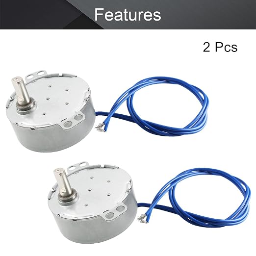 Fielect 2Pcs Synchronous Motor AC 110V 8-10RPM Turntable Motor CW/CCW Direction - Image 4