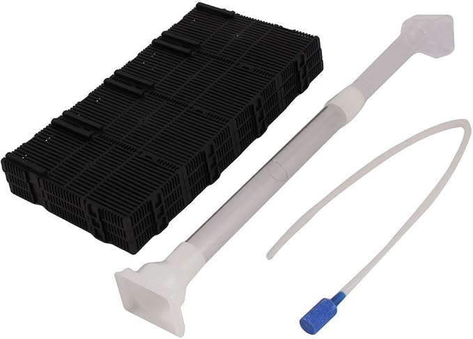 XMHF Plastic Aquarium Undergravel Filter Board Air Pump Line Hose Tube 20 Pcs by XMHF