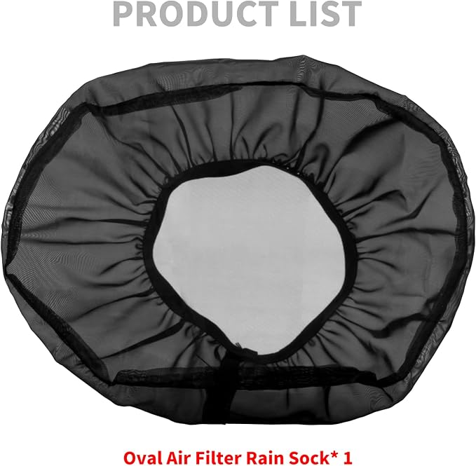 HDBUBALUS Motorcycle Air Filter Rain Sock Dustproof Protective Cover Fit - Image 5