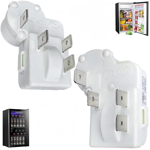 2 pcs 4-Pin PTC Starter Relay for Hotpoint Kenmore Danby EdgeStar Freezers | by Unknown