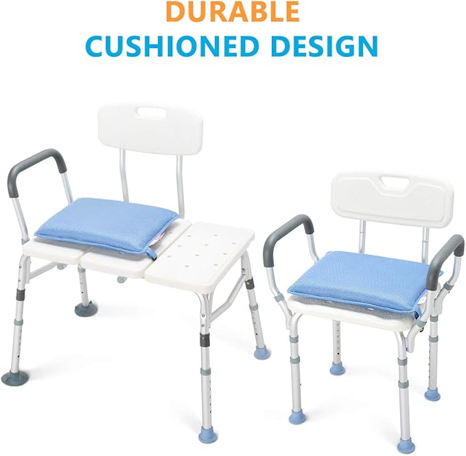 OasisSpace Cushion for Shower Chair, Seat Cushion for Shower Bench, Transfer Benches, Shower Chairs and Kneeling Pads,Bath Seat Cushion for Elderly, Senior, Handicap & Disabled