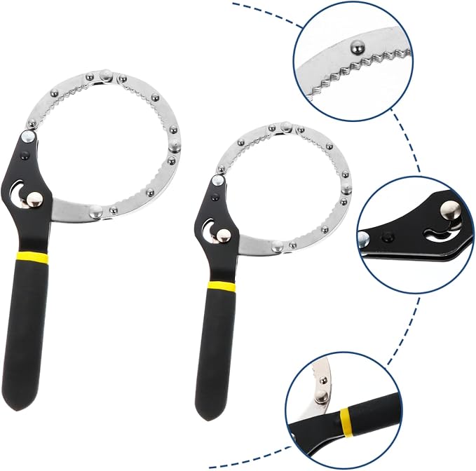 2Pcs Adjustable Oil Filter Wrench - Image 9