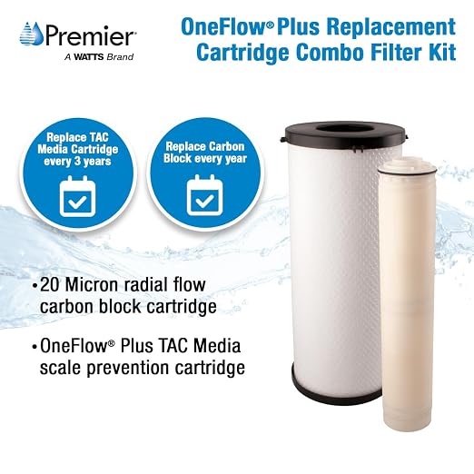 Watts Premier Cartridge Combo Water Replacement Pack, 1 Radial Flow Carbon - Image 2