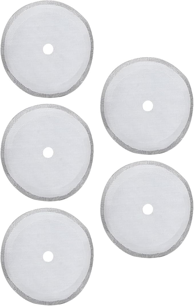304 Stainless Steel Coffee Filter Mesh Set of 5, 80 Mesh UltraFine Filter - Image 5