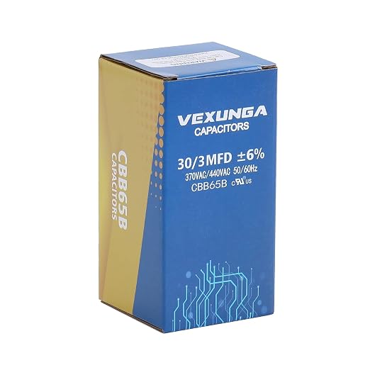 VEXUNGA 30/3 uF 30+3 MFD 370VAC or 440VAC Dual Run Start Round A/C Capacitor - Image 5