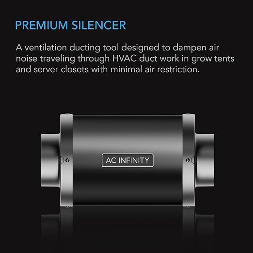 AC Infinity Inline Duct Fan Silencer - Image 2