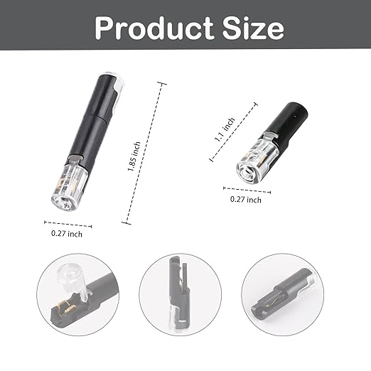 1-Pin 1-Way Pluggable Wire Connectors, No Stripping Detachable Plug Connector - Image 4
