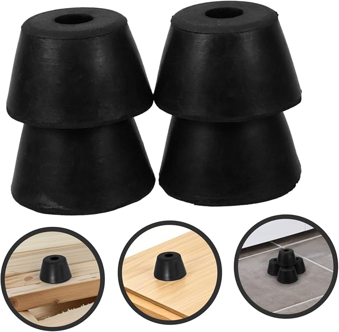 LALAFINA 4pcs Rubber Vibration Pads Pad - Image 9
