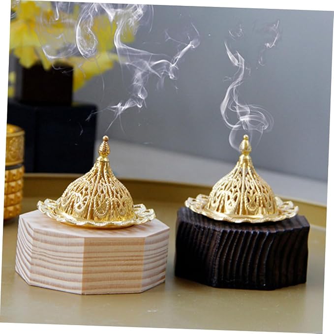Cabilock Wood Incense Burner Tray Octagonal Backflow Censer - Image 4