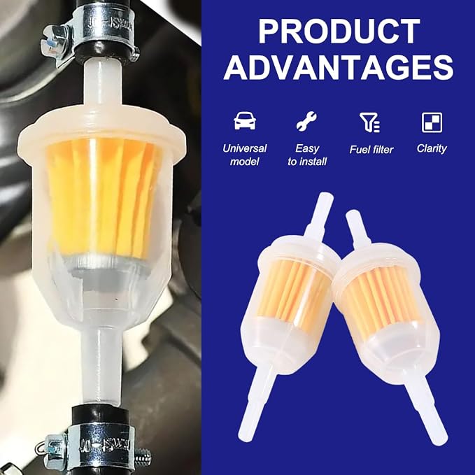 4 PCS Gas Inline Fuel Filters - Image 3