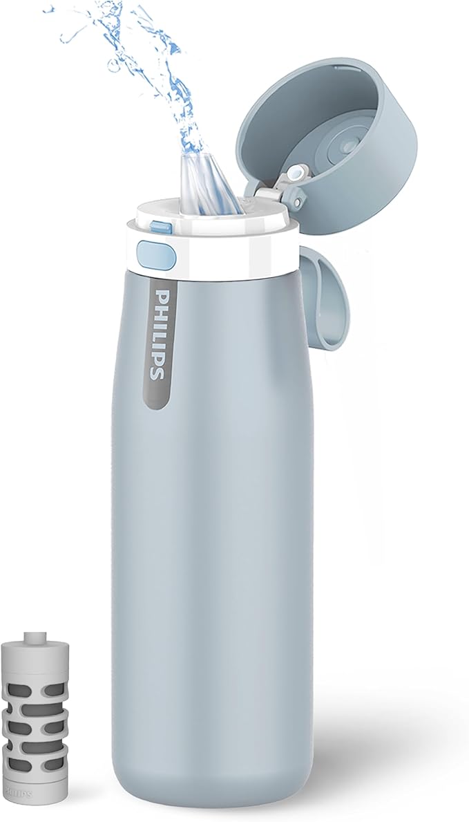 PHILIPS Water Bottle with Filter, Filter Water Bottle Stainless Steel with by Unknown