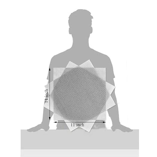 3PACK 20 Steel Mesh Screen 11”X11”, Woven Wire 304 - Image 8