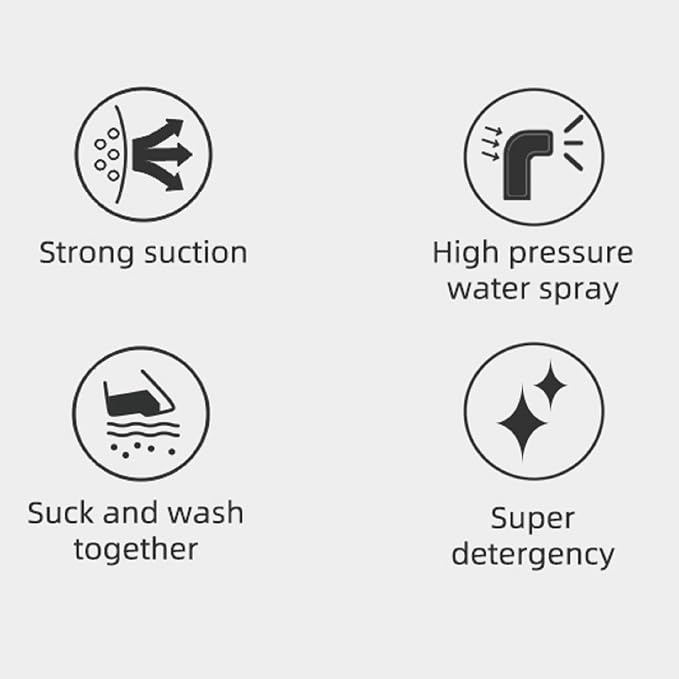 Portable Multifunctional Carpet Cleaning Machine, Electric Floor Scrubber and - Image 7