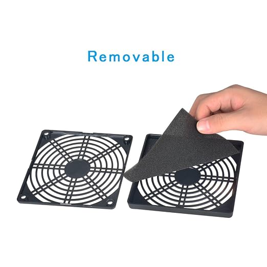ELUTENG 120mm Fan Filter 2 Pack IP40 Dustproof Blower Guard ABS Computer - Image 8