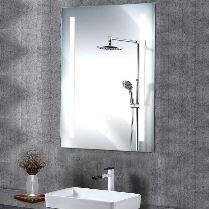 LED Bathroom Mirror with Demister Pad and Touch Switch - Image 9