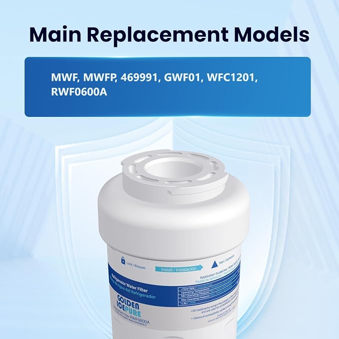 GOLDEN ICEPURE RWF0600A Refrigerator Water Filter Replacement - Image 3