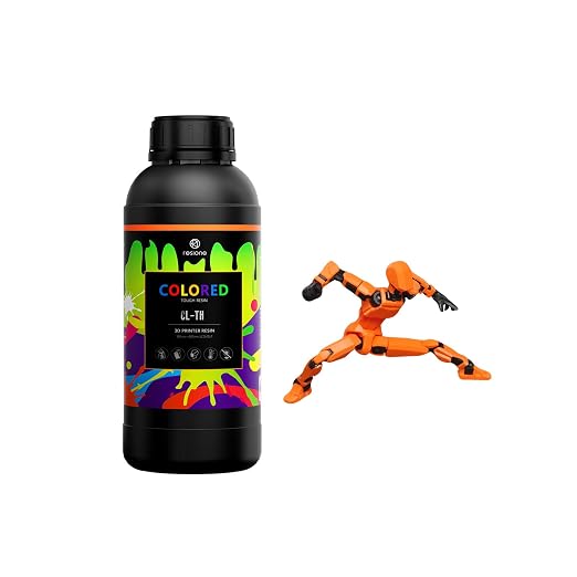 RESIONE CL-TH Tough ABS-Like Color 3D Printer Resin, Highly Saturated & Opaque by resione