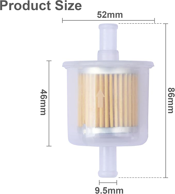 Universal Replacement Gas Inline Fuel Filters - Image 2