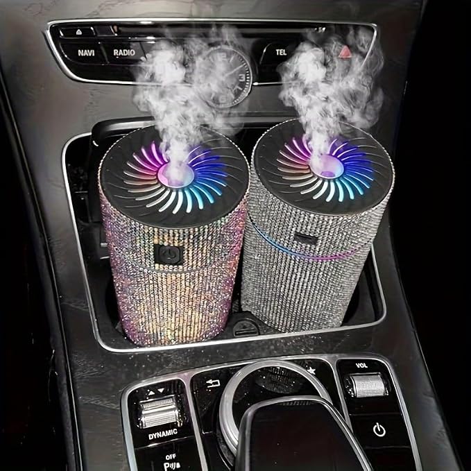 Luxury Rhinestone Car Diffuser Humidifier - Image 3