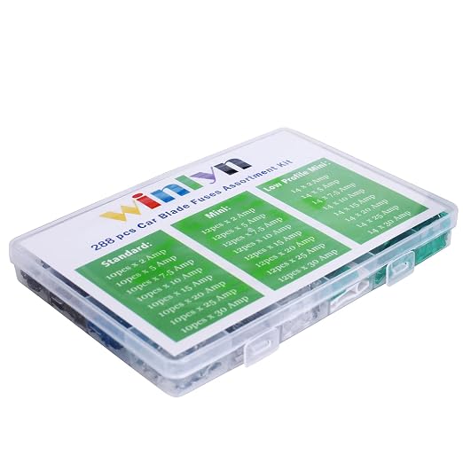 288 Pieces Car Fuses Assortment Kit - Image 3