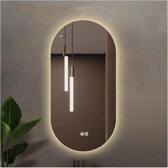 Bathroom Mirror with LED Lights，Bathroom Led Mirror ，Backlit Bathroom Mirror by ZXCASDF