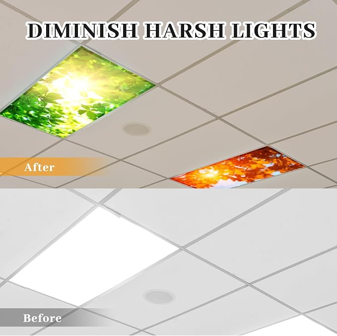 ROCEEI Pack of 4 Fluorescent Light Covers - Image 2