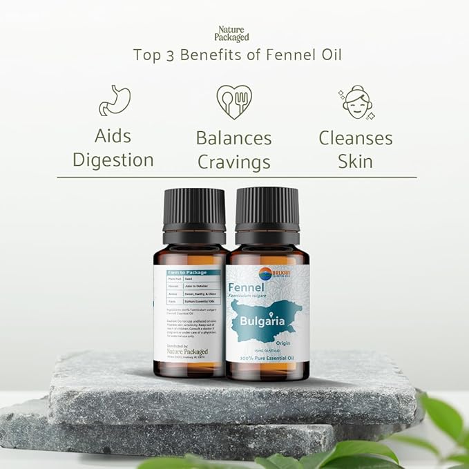 Fennel Essential Oil (Sweet Fennel) - Direct from Balkan Essential Oils - Pure Aromatherapy Diffuser Oils | 100% Pure Therapeutic Grade Natural Aceite de Hinojo - 8oz
