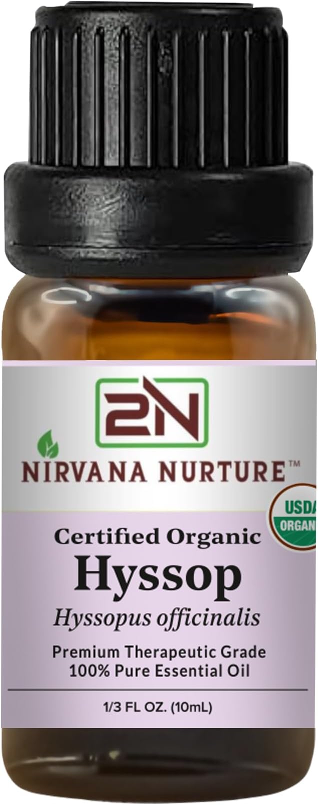 Hyssop Essential Oil USDA Certified Organic, 100% Pure Natural Premium Grade, Undiluted