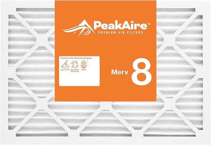 Merv 8 Basic 15" x 20" x 1" Air Filter by PeakaireFIlters