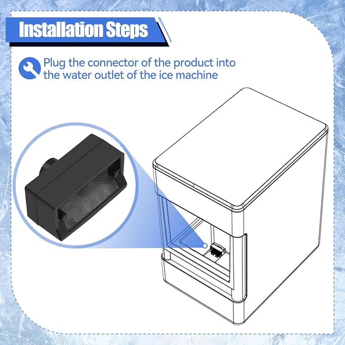 Ice Maker Filter for GE Profile Opal Ice Maker 1.0 and for GE Opal 2.0 Nugget - Image 3