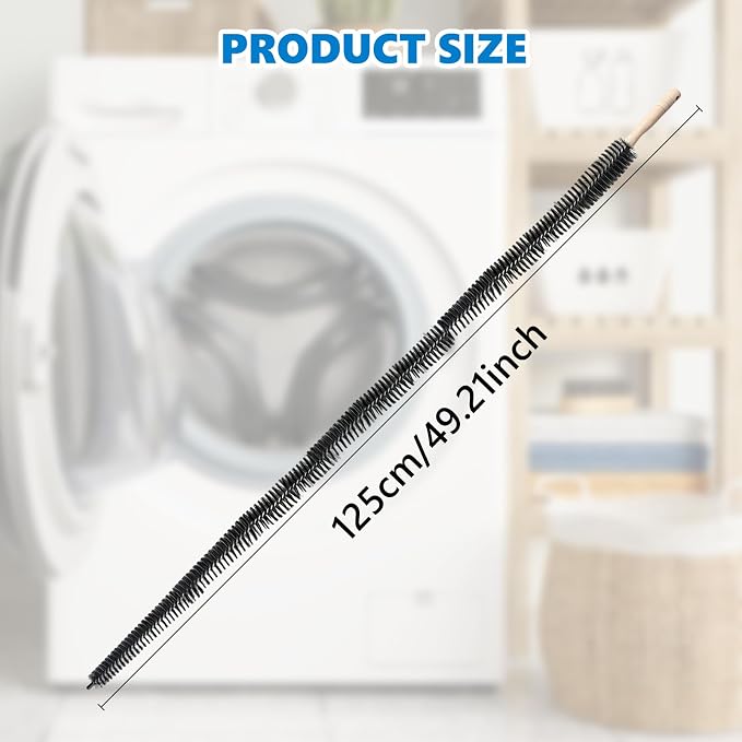 Full-Bristle Dryer Vent Cleaner Brush, Dryer Lint Brush and Lint Removal Tool - Image 6