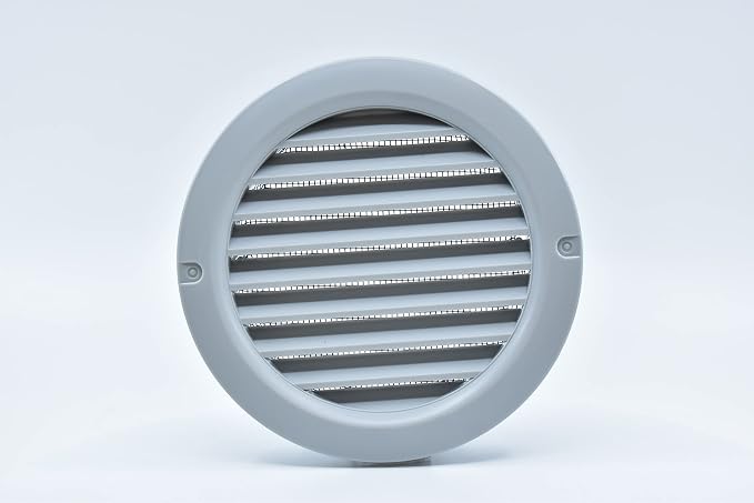 VENTS-US - 6" Round Plastic Vent Cover in Light Grey - Compatible with a 6 Inch - Image 5