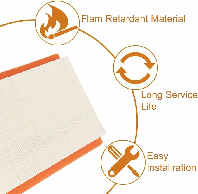 0J8478S Air Filter Replaces For Ge-nerac Generator 14kw - Image 3